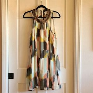 Anthropologie dress with embellished collar